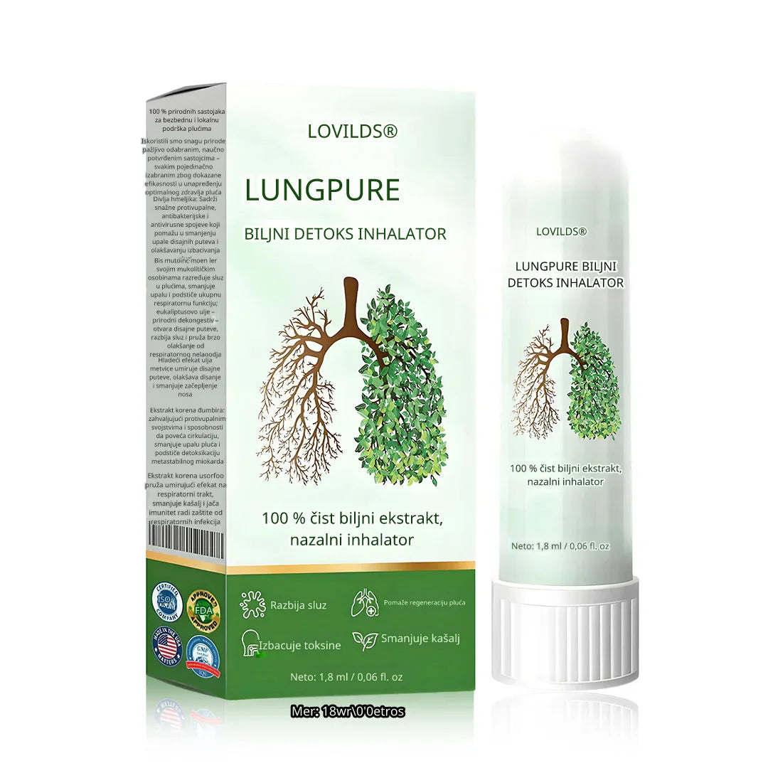 LungPure – Vaš prirodan put do lakšeg disanja i čistijih pluća